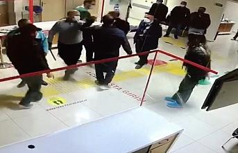 Çorum'da hastane görevlilerine yönelik şiddet güvenlik kameralarına yansıdı