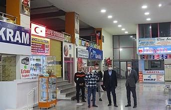 Merzifon Kaymakamı Güldoğan'dan esnaf ziyareti
