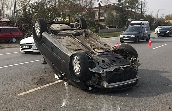 Samsun'da  iki otomobilin çarpıştığı kazada 1 kişi öldü, 1 kişi yaralandı