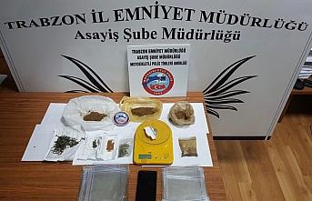 Trabzon'da uyuşturucu operasyonunda 1 şüpheli gözaltına alındı