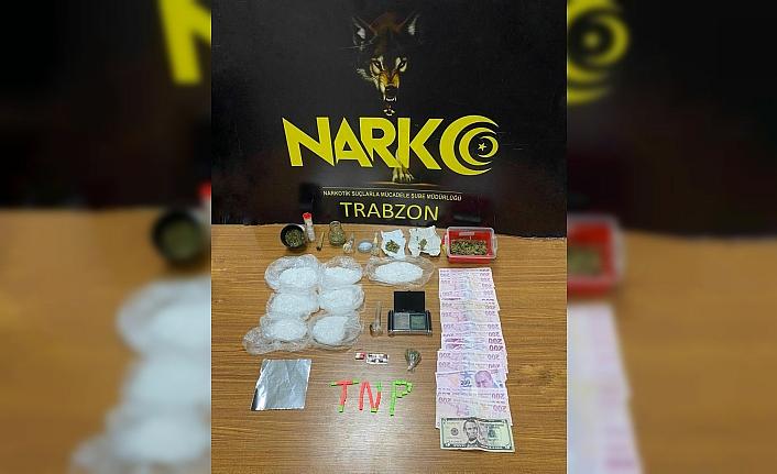 Trabzon'daki uyuşturucu operasyonunda 2 kişi gözaltına alındı
