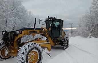 Amasya, Kastamonu ve Sinop'ta kar nedeniyle 307 köy yolu ulaşıma kapandı