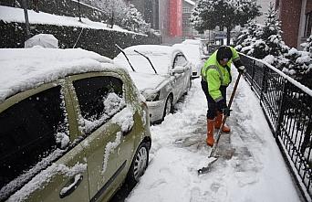 Bartın ve Zonguldak'ta kar nedeniyle 281 köy yolu ulaşıma kapalı