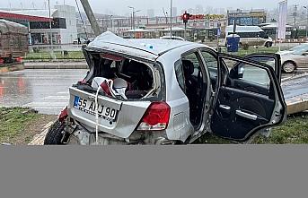 GÜNCELLEME - Samsun'daki trafik kazasında 1 kişi öldü, 4 kişi yaralandı