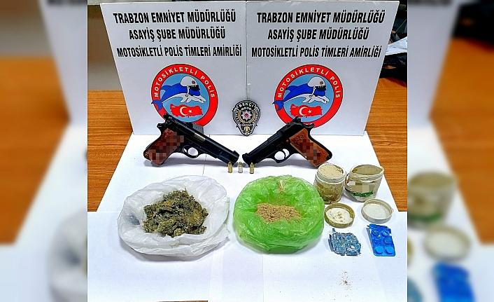 Trabzon'da uyuşturucu operasyonunda 3 zanlı yakalandı