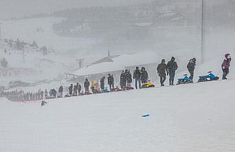 Ordu'nun Çambaşı Yaylası'nda düzenlenen kar festivali sona erdi