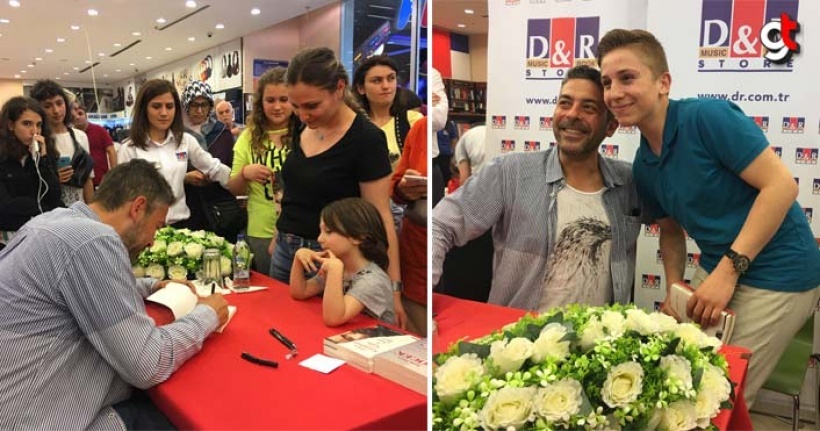 Oyuncu ve Yazar Sinan Tuzcu okurlarıyla Samsun Piazza’da buluştu