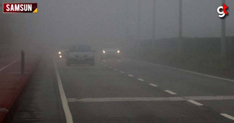 Samsun’da yoğun sis ve hava durumu