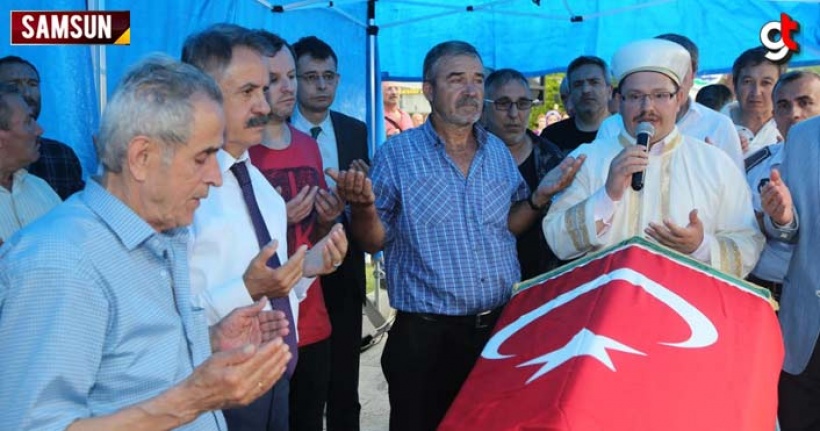 Atakum Belediyesi Zabıta Memuru Serhat Ağu'nun cenaze töreni