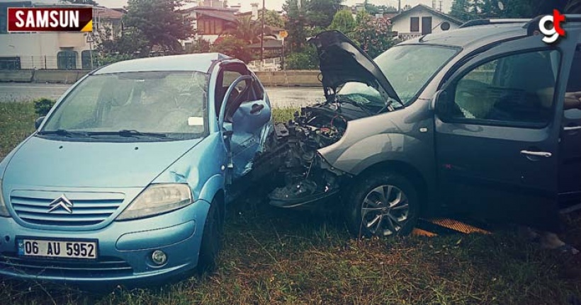 Atakum'da trafik kazasında bir kişi öldü, bir kişi yaralandı