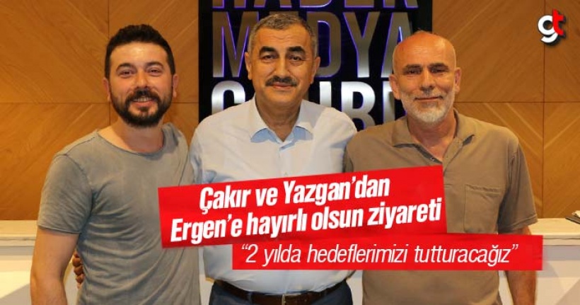Okan Çakır ve Recep Yazgan’dan Ali Yılmaz Ergen’e hayırlı olsun ziyareti