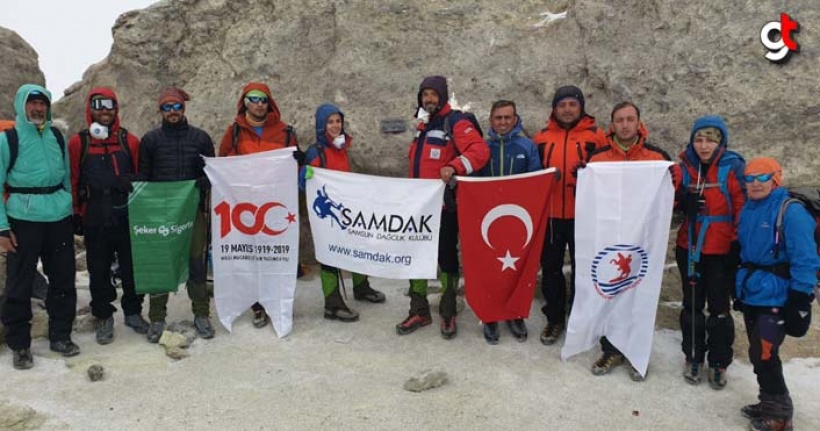 Samsunlu Dağcılar (Samdak) Demavend ve Savalan Dağı'na tırmandı