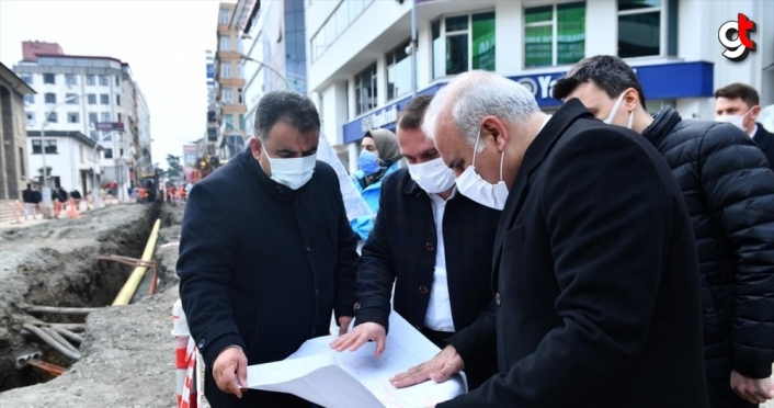 Trabzon'da "beşi bir yerde" altyapı çalışmalarıyla 40 yıllık sorunlar çözülecek