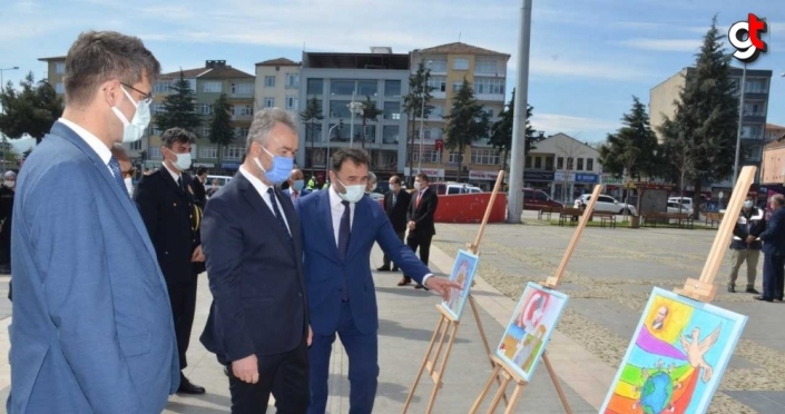 23 Nisan Ulusal Egemenlik ve Çocuk Bayramı 19 Mayıs ilçesinde törenle kutlandı