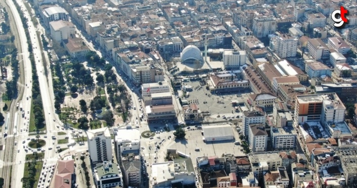 Kentsel dönüşüm ve gelişim alanı ilan edilen Samsun Cumhuriyet Meydanı'ndaki çalışmalar 2023'te tamamlanacak