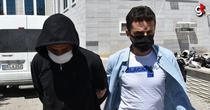 Samsun'da kendisini filyasyon ekibi görevlisi olarak tanıtarak hırsızlık yaptığı iddia edilen zanlı yakalandı
