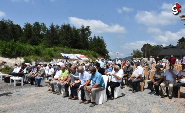 Ordu'daki Sarpdere-Damarlı kara yolunda yol yapım çalışmasına başlandı