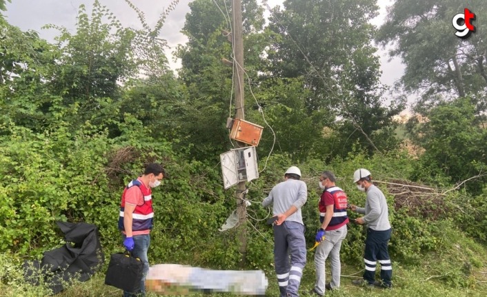 Samsun'da elektrik akımına kapılan kişi hayatını kaybetti
