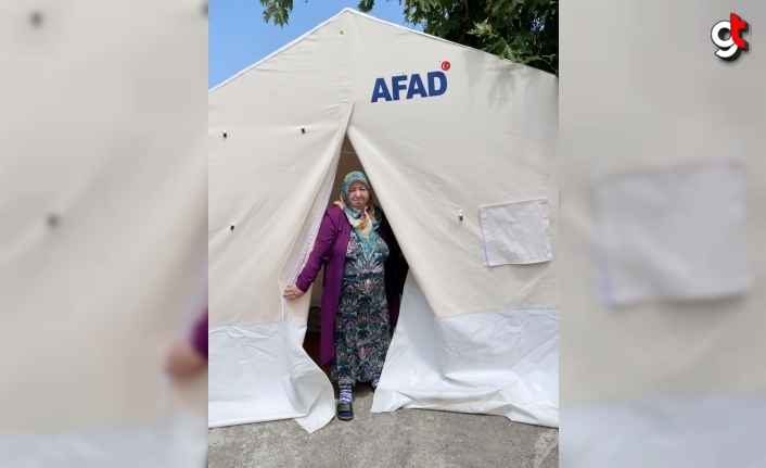 Sel felaketinde evini kaybedenlerin yardımına AFAD'ın "çadır kent"i kucak açtı