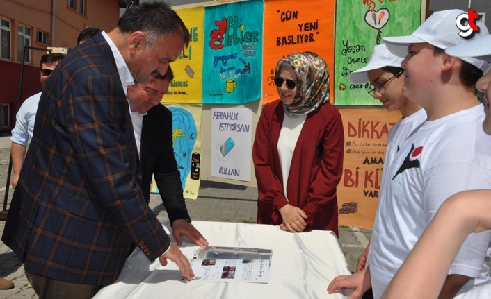 Samsun’un Salıpazarı İlçesinde TÜBİTAK 4006 Bilim Fuarı açıldı