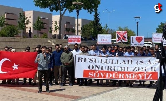 OMü öğrencilerinden Hindistan Müslümanlarına destek