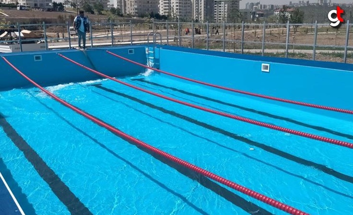 Salıpazarı İlçesine portatif yüzme havuzu yapılıyor