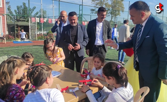 Salıpazarı Belediyesi çocukları ahşap oyuncaklarla tanıştırdı