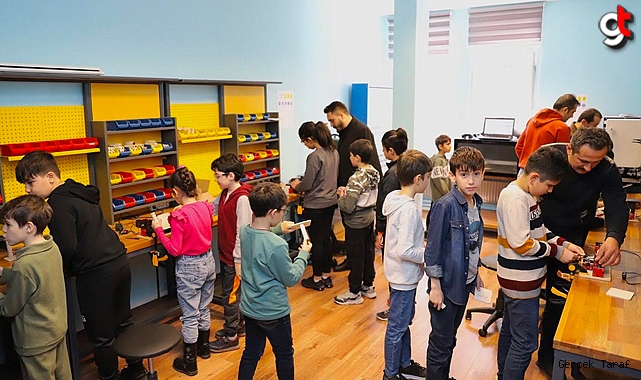 Çarşamba'da deneyap atölyeleri eğitim veriyor