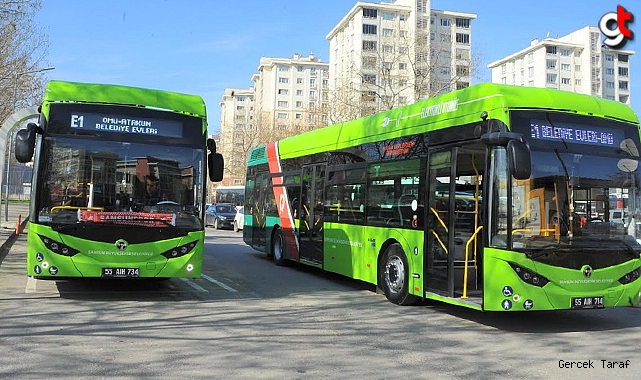 Ramazan Bayramında Samsun'da otobüs ve tramvaylar ücretsiz