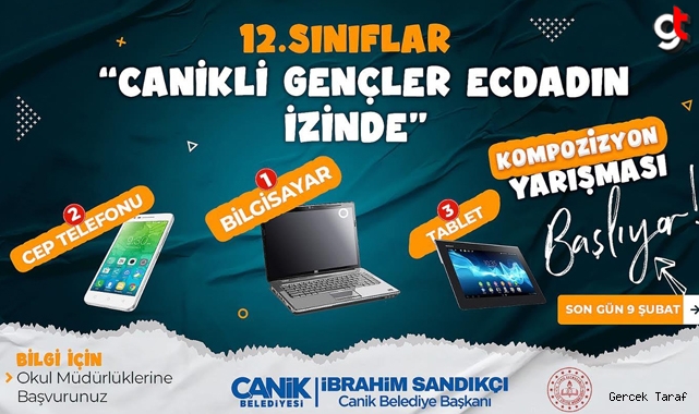 Canik’ten Cumhuriyetin 100. Yılına Özel Yarışma